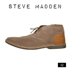 Steve Madden Hanson Leather Chukka Boots 12